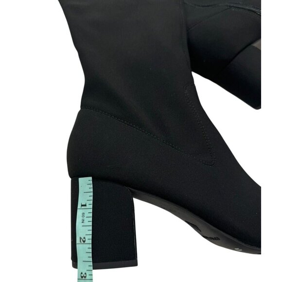 Donald Pliner Size 11 Women's Cassidy Crepe Elastic Tall Shaft Boot Black - Picture 13 of 14
